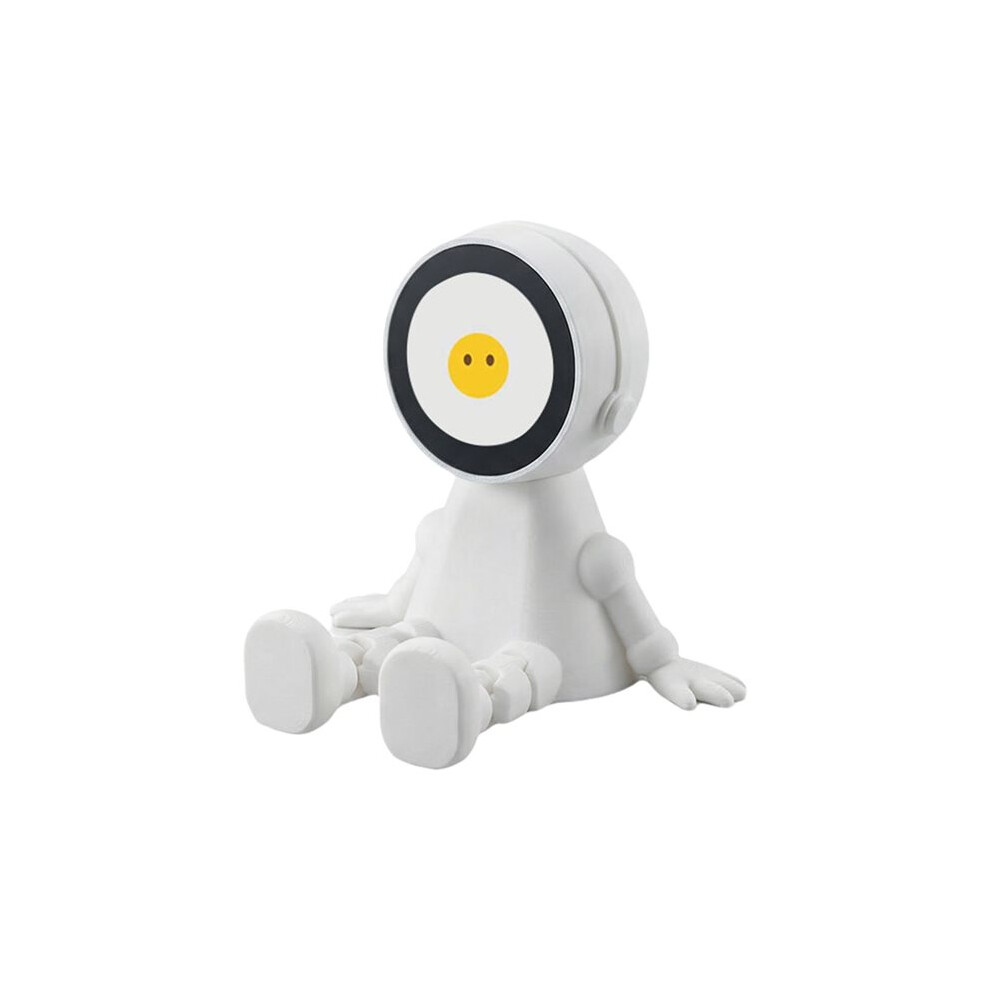 For Deepseek Ai Voice Chat Toy Robot 1.28Inch Lcd Screen Esp32-C3 Development Board With Base Intelligent Dialogue White 4712817867108