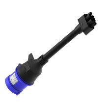 Câble D'Extension de Charge CEE 3 Broches de 30 cm pour Adaptateur pour Cybervault NACS CyberVault 32 A NEMA Aviation