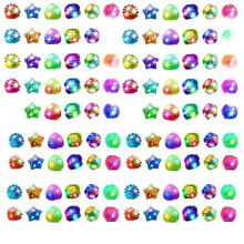 Valentines Day 120 Pcs Light Rings, New Year Glow in the Dark Party Supplies, 6 Style Flashing Glow in the Dark Rings