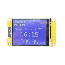 BITSYMINER Solo Miner 780KH/SNMminer 2.8inch  Display Clock Calendar BTC Lottery Miner for Home Office