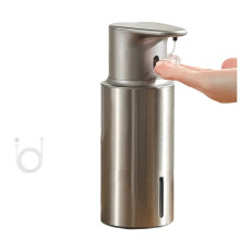 480ml Automatic Liquid Soap Dispenser Rechargeable Gel Soap Dispenser Touchless Hand for Bathroom Kitchen A
