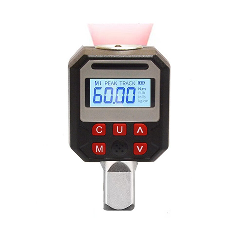 Digital Torque Adapter For 1/2" Drive Ratchet Wrench Led Display And Trace Modes Audible & Visual Alerts 3-60Nm 6031233217464