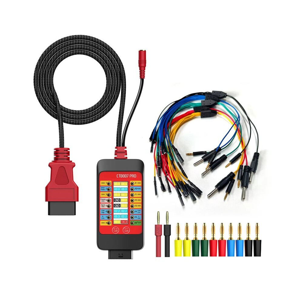 Ctb007 Pro Obd2 Breakout Box Ecu Testing Tool Bench With Lcd Digital Display Can Test Automotive Diagnostic Tool 6032819483211