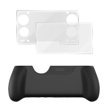 Película Templada de Doble Pantalla para AYN THOR + Protector de Pantalla Ergonómico con Agarre Cómodo y Grueso.