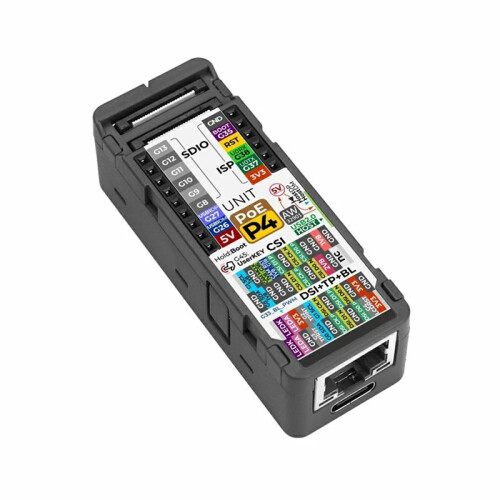 Unit PoE-P4 with ESP32-P4 PoE Ethernet Embedded Controller IP101GRI Ethernet PHY Support 10/100 Mbps Communication