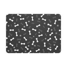 Pet Feeding Mat-Absorbent Dog Food Mat-Dog Mat for Food and Water-No Stains Quick Dry Dog Water Dispenser Mat 40x60cm,A