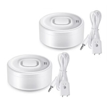 2pcs Tuya WiFi Water Leak Detector 100DB Dual Water Flood Sensor APP Remote Monitoring Flood Overflow Security