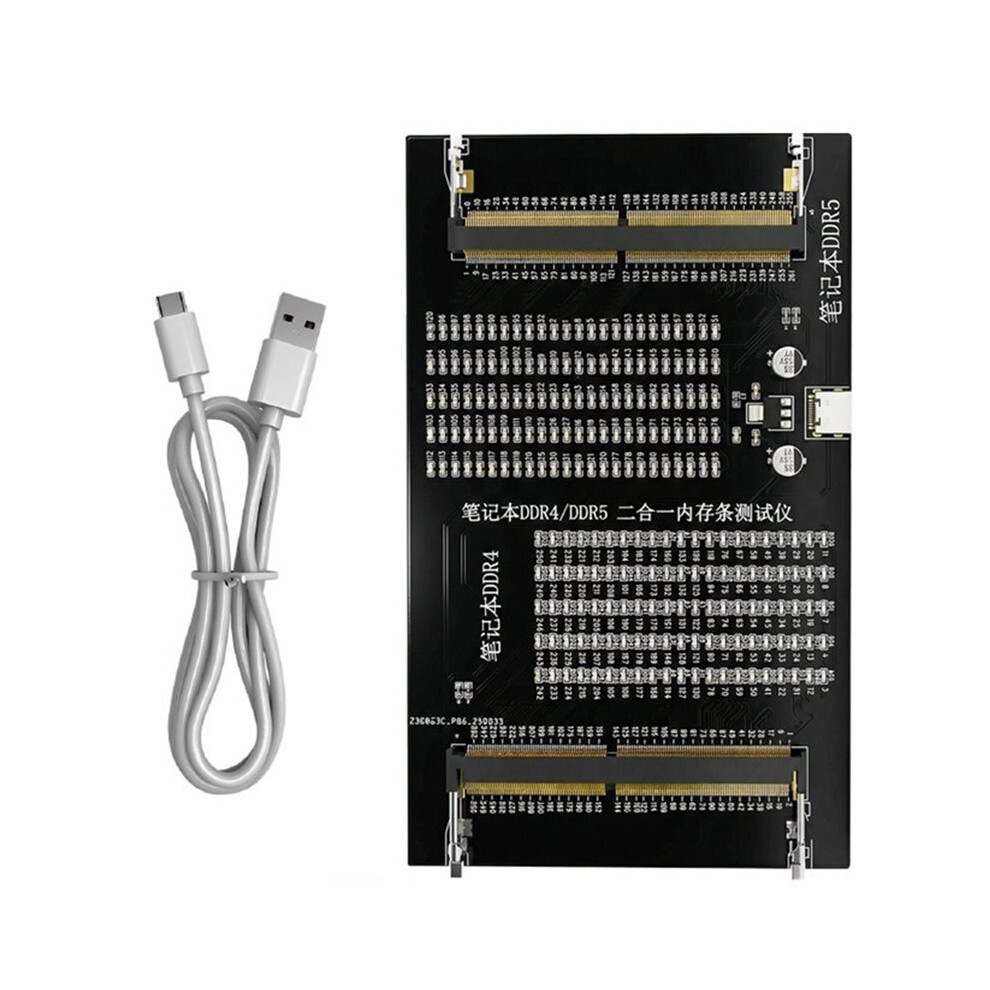 Upgraded Laptop Ddr4/Ddr5 Dual-Use Memory Module Testing Tool, Computer Memory Module Repair Tool With Led Tester 4713887941972