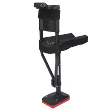 Support-Free Walking Aids Knee Walker Single-Leg Telescoping Assisted Walking Stick Hands Free Crutch Leg Knee Mobility