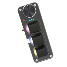 Macro Mechanical Keyboard RGB Gaming Custom Programming 3 Keys 1 Knob 2.4G Wireless Knob Keypads