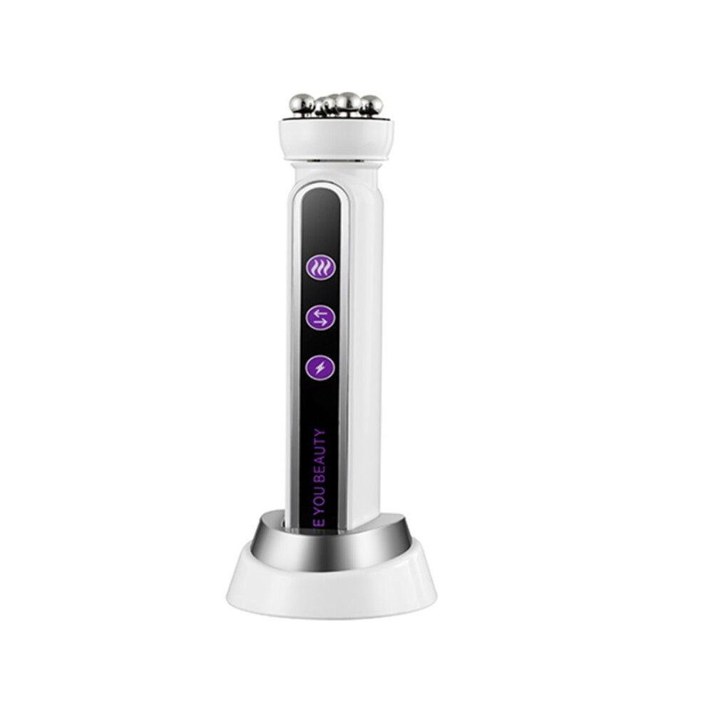 3in1 RF Heating EMS Facial 360Roller Massager for FIne Lines Lifting Rejuvenation Skin Firm Microcurrent Beauty Machine