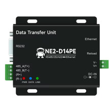 RS485/232/422 Naar Ethernet Seriële Server Modbus Gateway CDSENT NE2-D14PE PoE Voedingssignaalisolatie voor TCP UDP MQTT HTTP