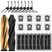 For MOVA Z60 Ultra Roller Complete / Z60 Ultra Roller SA / Trouver Z60 Ultra Roller Main Side Brush Roller Filter Parts