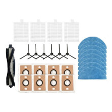 27PCS for A30 Pro Vacuum Cleaner Vacuum Main Roller Brush Side Brush Filter Mop Cloth Dust Bag Replacement Parts