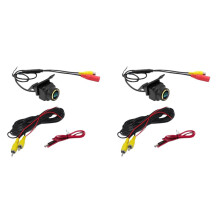 2X Auto AHD CVBS 720P Kamera Auto Intelligente Dynamische Flugbahn Tracks Parklinie Kamera Rückansicht Rückfahrkamera