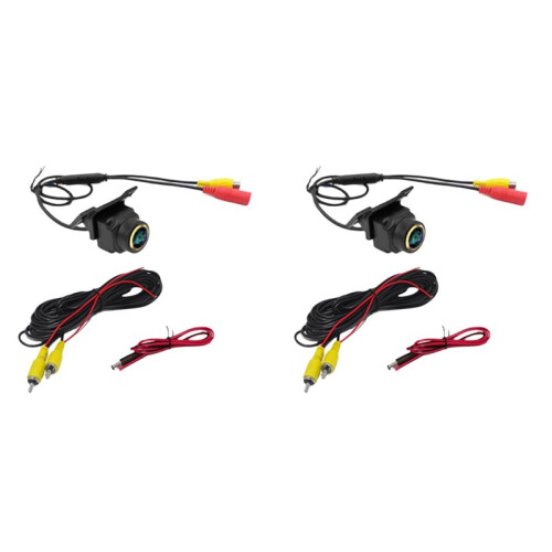2X Car AHD CVBS 720P Camera Car Intelligent Dynamic Trajectory Tracks Parking  Camera Rear View Reverse Camera