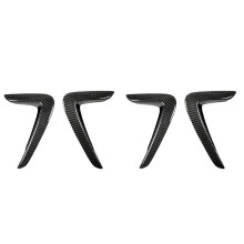 4x Real Carbon Fiber Trim Side Body Air Vent Cover for 4 Series(F32/F33F36)418/420/425/428/430/435 2014-2020