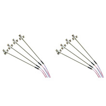 Set di Lampade nel Miniatura un LED da 8 Pezzi 3V, Modello di Lampione per il Kit di Scene di Illuminazione per Edifici con Tavolo di Sabbia Della