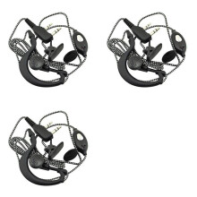 3X Fone de Ouvido 2PIN Microfone para Segurança de Rádio Walkie Talkie Interfone de Fone de Ouvido com Gancho de Alta Qualidade para UV5R