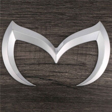 Silver Evil M Logo Emblem Badge Decal for All Model Car Body Rear Trunk Decal Sticker Nameplate Decor Accessories