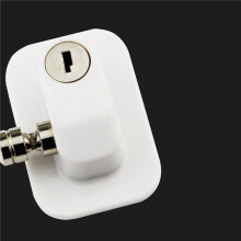 4X Baby Safety Window Restrictors with Safety Lock Cable, No Screws Required to Avoid Damage and Protect the Safety