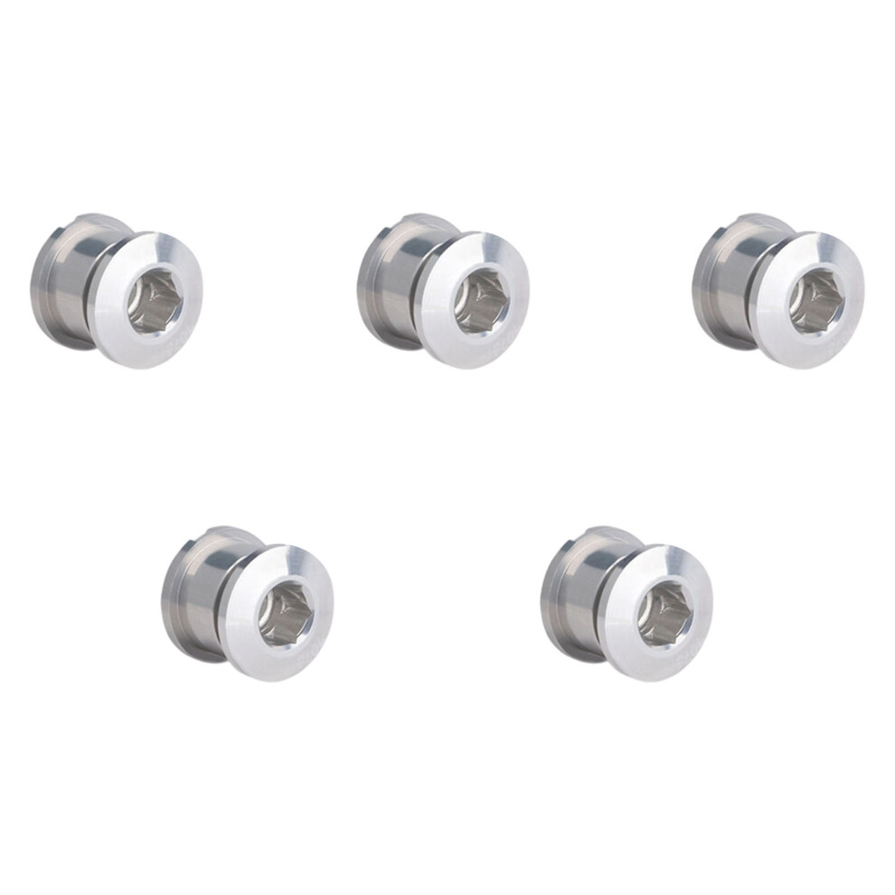 5Pcs Aluminum Alloy Chainring Bolts Single Speed-7 5 Pieces 7754002354137