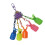 Jigs de calmar télescopiques, boucles d'appâts, couvercle-Violet 1