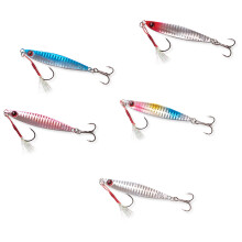 5Pcs Fast Sinking Fishing Lures Shore Cast Metal Jig-7 grams