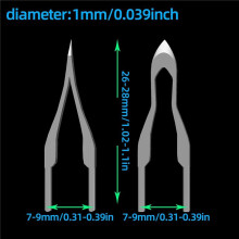 2X Wood Burning Kit,Wood Burning Tool,Burning Tool Wood Burning High Impedance Nickel-Chromium Wire Pen Tip Wood Burning