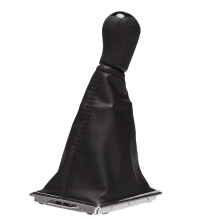 6 Schaltknauf Hebel Stick Gamasche mit Schutz HüLle für Focus Mondeo MK3 S-MAX C-MAX Mustang Fiesta Schwarz