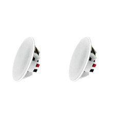 2st 6 Inch 8 Ohm Plafondluidspreker Full Range Stereogeluid Passieve Luidsprekers Achtergrondmuzieksysteem voor Thuis voor Kantoorkeuken