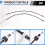 2pcs Rear Wheel Brake Cable (Left/Right) 5976007010 5977007010 for 5