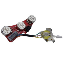 A250K Potentiometer-Leiterplatten-Anschlussschalter-Vorverstärker für ST Gitarrenzubehör