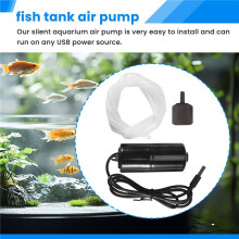 Fish Tank USB Oxygen Air Pump Mute Saving Supplies Portable Aquatic Terrarium Fish Tank Accessories