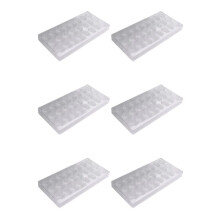 6X Shell Shape Hard Chocolate Mold 3D Sea Shell Polycarbonate Clear Ice Jelly Candy Mould
