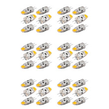 36PCS G4 LED Bulb 12V  Dimmable COB LED G4 Bulb 1.5W 360  Angle to Replace 15W Halogen Lamp (Warm White)