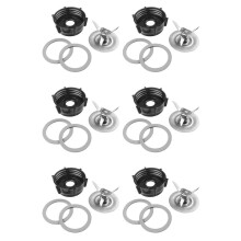 6X Blender Accessories Compatible for Blender Blades Base,Compatible for Osterizer Blender Replacement Parts