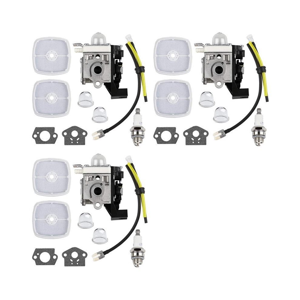 3X Srm225 Pas225 Carburetor Tune Kit For Echo Srm-225 Pas-225 A021001692 Weed-Eater String Trimmer Carburetor 6031146297256