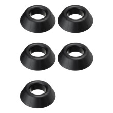 5X Halter, Ständer Basketball Fußball Fußball Rugby Kunststoff Display Halter, Schwarz