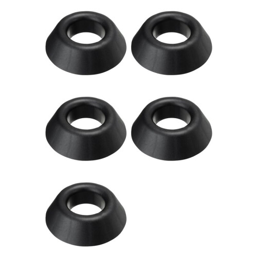 5X Supporto per Palla, Supporto per Display Basket nel Plastica per Calcio, Pallone da Basket, Nero