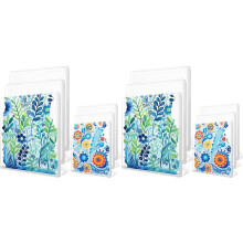 12 Pack Monoprinting Print Plates -8X10In + 5In X 7In Gel Plate,Gelli Plates - for Press-Art for Card Making