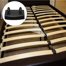 40Pcs Bed Slat End Caps Holders Connector Furniture Accessory for Holding Securing Wooden Slats Bed Board Skeleton Frame