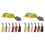12 Stück Angelköder, Köder Spinner Swim Flipping Bladed Jigs, Chatter Fischköder für Lachs, Hecht, Forelle, Schaukelanhänger 2