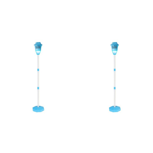 2X Automatic Bubble Machine Vertical Streetlight Bubble Maker with Sound Light for Birthday Wedding Christmas Party