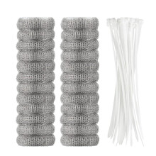 Washing Machine Lint Trap with Stainless Steel Filter, RustResistant Mesh for Drain Hose and Sink