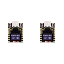 2X ESP32-C6  Development Board Stöder 2,4 GHz WiFi och  RISC-V Low Power med 0,42-Tums OLED-Skärm