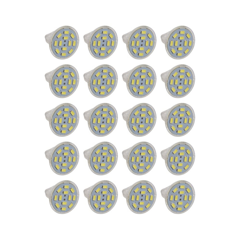 20X 6W Gu4(Mr11) Led Spotlight Mr11 12 Smd 5730 570 Lm 12V, White 6032950643024