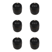 6X Plastic Bottle Password Lock Combination Lock Wine Stopper Vacuum Preservation for Furniture Hardware Lock