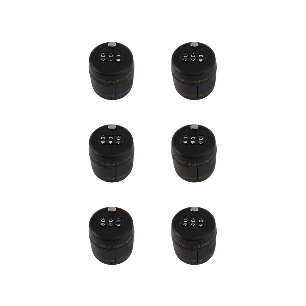 6X Plastic Bottle Password Lock Combination Lock Wine Stopper Vacuum Preservation For Furniture Hardware Lock 4711459420214