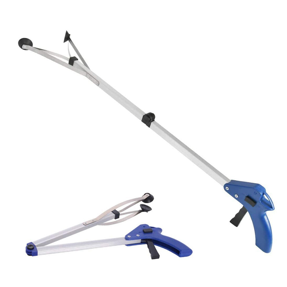 32 Inch Litter Picker Grabber Tool with Trigger Grip for Elderly and Easy Trash Pickup